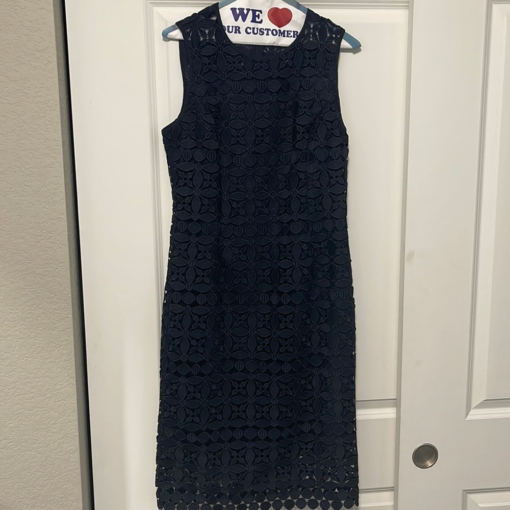White House Black Market Navy Dress